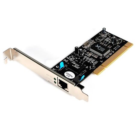 StarTech.com Carte Réseau Adaptateur PCI vers 1 Port Ethernet Gigabit - 10/100/1000 - 32 bit