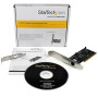 StarTech.com Carte Réseau Adaptateur PCI vers 1 Port Ethernet Gigabit - 10/100/1000 - 32 bit