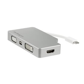 StarTech.com Adaptateur Multiport USB-C avec HDMI/VGA/Mini DisplayPort ou DVI - Convertisseur Moniteur USB Type C vers HDMI 1.4 