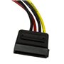 StarTech.com Câble Adaptateur d'Alimentation Molex vers SATA - LP4 Mâle vers SATA Power Femelle - 15 cm