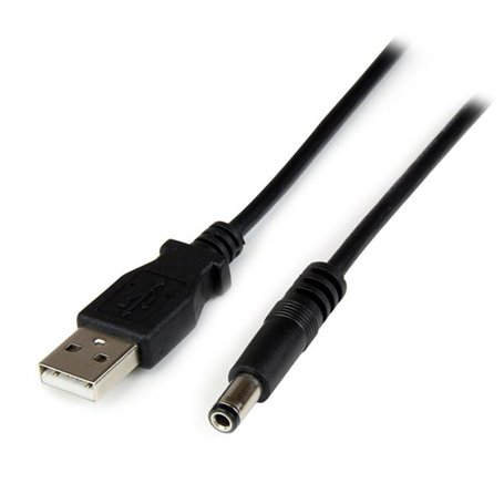 StarTech.com Câble d'alimentation USB vers connecteur annulaire de type N 5 V CC de 1 m - USB A vers V CC de 5