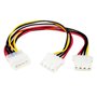 StarTech.com Câble Répartiteur en Y Molex - 1x LP4 Mâle 2x LP4 Femelle - 23 cm