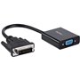 StarTech.com Câble adaptateur actif DVI vers VGA - Convertisseur DVI-D vers HD15 - M/F - 1080p