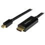 StarTech.com Câble adaptateur Mini DisplayPort vers HDMI de 5 m - 4K 30 Hz - Noir