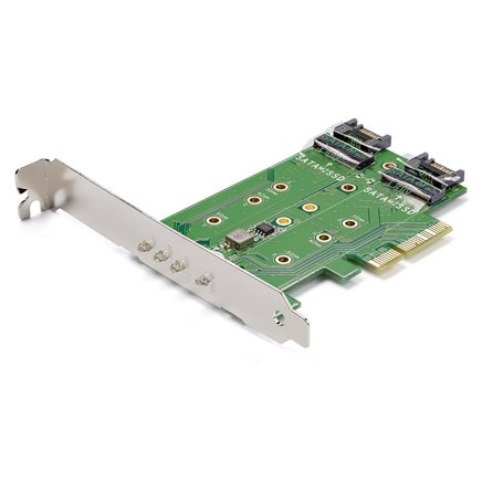 StarTech.com Adaptateur SSD M.2 NGFF à 3 ports - 1x M.2 PCIe (NVMe)