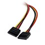 StarTech.com Câble d'Alimentation Adaptateur en Y Molex vers Double SATA - 30 cm