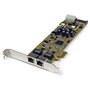 StarTech.com Carte Réseau PCI Express 2 ports Gigabit Ethernet RJ45 10/100/1000Mbps - POE/PSE