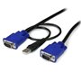 StarTech.com Câble pour Switch KVM VGA avec USB 2 en 1 - 4.60m