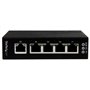 StarTech.com Switch Gigabit Ethernet industriel non géré à 5 ports - Commutateur GbE à montage mural / sur rail DIN