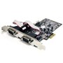 StarTech.com Carte PCI Express avec 4 Ports DB-9 RS232 - Adaptateur PCIe Série - UART 16550