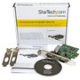 StarTech.com Carte PCI Express à 2 ports série DB9 RS232 - Adaptateur PCIe série avec UART 16C1050