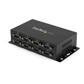 StarTech.com Hub série RS232 à 8 ports - Adaptateur USB vers 8x DB9 RS232 à montage mural et rail DIN