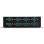 StarTech.com Hub série RS232 à 8 ports - Adaptateur USB vers 8x DB9 RS232 à montage mural et rail DIN