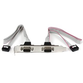 StarTech.com Support de port série DB9 16 pouces à 2 ports vers en-tête 10 broches