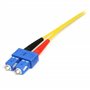 StarTech.com Câble Réseau Fibre Optique LC vers SC Mâle / Mâle - Duplex Monomode 9/125 LSZH - Jaune 4 m