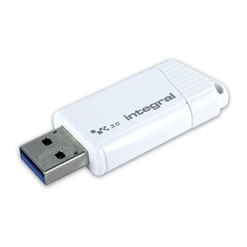 Integral 64GB USB3.0 DRIVE TURBO WHITE UP TO R-400 W-80 MBS lecteur USB flash 64 Go USB Type-A 3.2 Gen 1 (3.1 Gen 1) Blanc