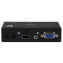 StarTech.com Switch 2x1 HDMI et VGA vers HDMI avec convertisseur VGA vers HDMI et commutation prioritaire - 1080p