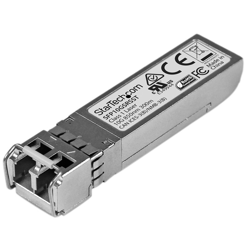 Startech.com Module de transceiver SFP+ à fibre optique 10 Gigabit - Compatible Cisco SFP-10G-SR-S - Multimode LC avec DDM - 300