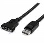 StarTech.com Câble DisplayPort à Montage sur Panneau 1m - 4K x 2K - Câble d'Extension DP 1.2 M/F - Câble d'Extension Vidéo DP av