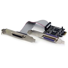 StarTech.com Carte PCI Express 2 ports parallèles DB25 - Carte contrôleur PCI-E 2 ports IEEE 1284 Low Profile