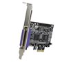 StarTech.com Carte PCI Express 2 ports parallèles DB25 - Carte contrôleur PCI-E 2 ports IEEE 1284 Low Profile
