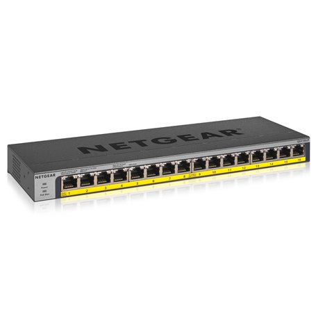 NETGEAR GS116LP Non-géré Gigabit Ethernet (10/100/1000) Connexion Ethernet