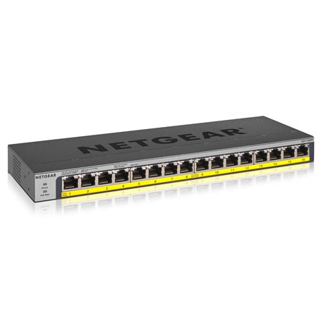 NETGEAR GS116PP Non-géré Gigabit Ethernet (10/100/1000) Connexion Ethernet