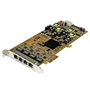 StarTech.com Carte réseau PCIe à 4 ports Gigabit Power over Ethernet - NIC PCI Express PSE / PoE