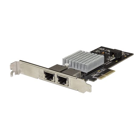 StarTech.com Carte Adaptateur Réseau PCIe 10G à 2 ports - Adapteur d'Interface Réseau Intel-X550AT 10GBASE-T & NBASE-T PCI Expre