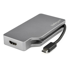 StarTech.com Adaptateur Multiport USB-C avec HDMI/VGA/Mini DisplayPort ou DVI - Convertisseur USB Type C vers HDMI 2.0 ou mDP 1.