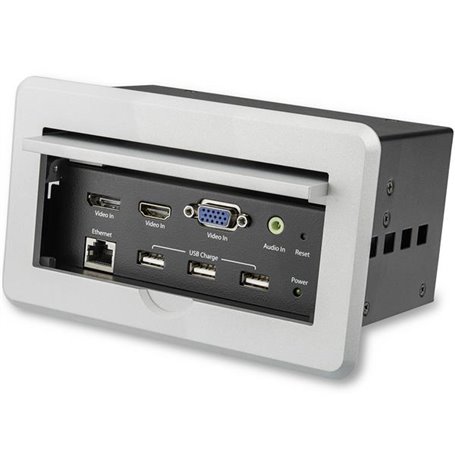 StarTech.com Boîtier de connexion pour table de réunion avec entrées DisplayPort