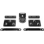 Logitech Rally Mounting Kit Support mural Noir