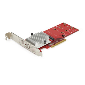 StarTech.com Adaptateur PCIe 3.0 x8 vers double SSD M.2 NVMe