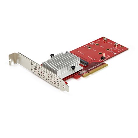 StarTech.com Adaptateur PCIe 3.0 x8 vers double SSD M.2 NVMe