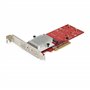 StarTech.com Adaptateur PCIe 3.0 x8 vers double SSD M.2 NVMe