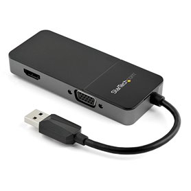 StarTech.com Adaptateur USB 3.0 vers HDMI VGA 1080p - Adaptateur Convertisseur d'Écran Multiport Double Écran/Multi-Écran 4K/108