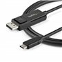 StarTech.com Câble USB Type-C vers DisplayPort 1.2 (bidirectionnel) - 1m - Adaptateur USB-C à DP