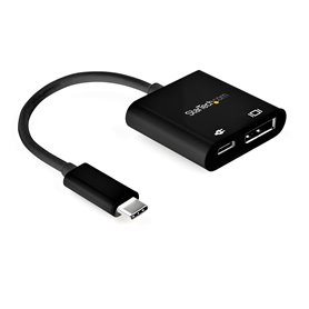 StarTech.com Adaptateur USB-C vers DisplayPort avec Power Delivery - Convertisseur Vidéo 8K 60Hz /4K 120Hz USB Type C vers DP 1.