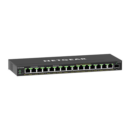 NETGEAR GS316EP-100PES commutateur réseau Géré Gigabit Ethernet (10/100/1000) Connexion Ethernet