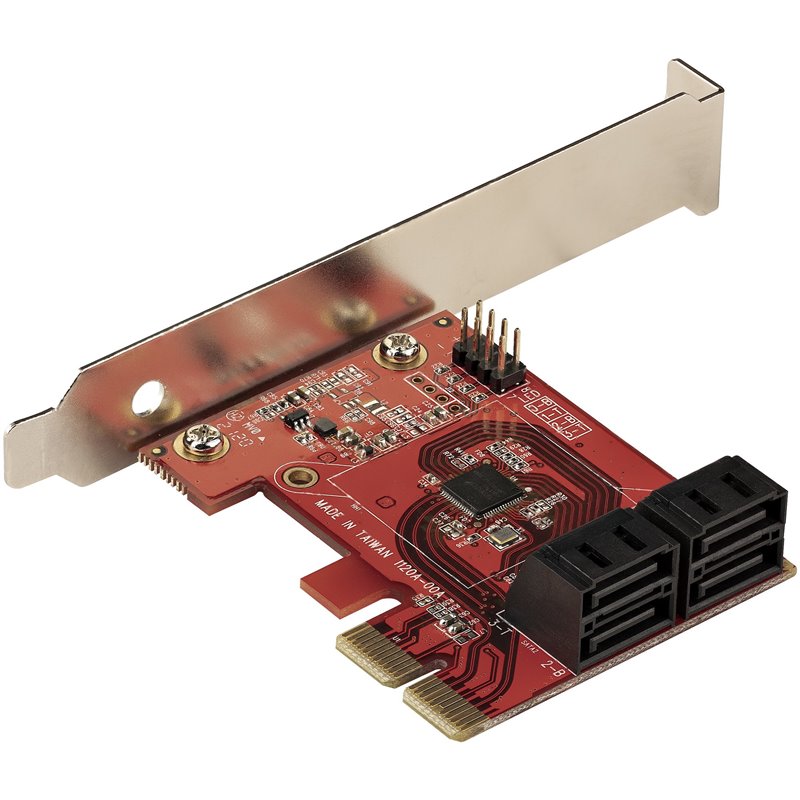 Image secondaire de Carte PCI Startech 4P6G-PCIE-SATA-CARD