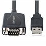 StarTech.com Câble USB vers RS232 de 1m - Câble Convertisseur USB vers RS232 DB9 Mâle avec Rétention du Port COM - Prolific IC -