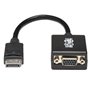 15 m DisplayPort VGA (D-Sub) Noir