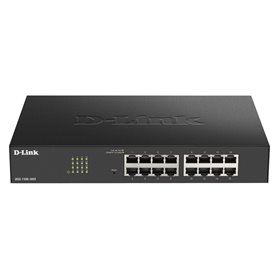 D-Link DGS-1100-16V2 commutateur réseau Géré L2 Gigabit Ethernet (10/100/1000) Noir