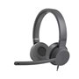 Lenovo GXD1C99243 écouteur/casque Avec fil Arceau Appels/Musique USB Type-C Gris