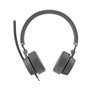 Lenovo GXD1C99243 écouteur/casque Avec fil Arceau Appels/Musique USB Type-C Gris