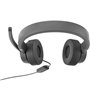 Lenovo GXD1C99243 écouteur/casque Avec fil Arceau Appels/Musique USB Type-C Gris