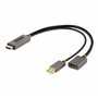 StarTech.com Adaptateur HDMI vers DisplayPort - Adaptateur HDMI vers DisplayPort de 30cm - Câble HDMI vers Displayport