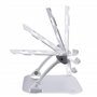 StarTech.com Support de Bureau pour Ordinateur Portable - Support Ergonomique Pliable pour PC Portable - Socle/Pupitre/Réhausseu