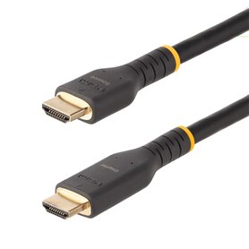 StarTech.com Câble HDMI Actif de 10m avec Ethernet - HDMI 2.0 4K 60Hz UHD - Cordon HDMI Robuste avec Fibre Aramide - Câble HDMI 