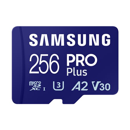 Samsung PRO Plus MB-MD256SA/EU mémoire flash 256 Go MicroSD UHS-I Classe 3